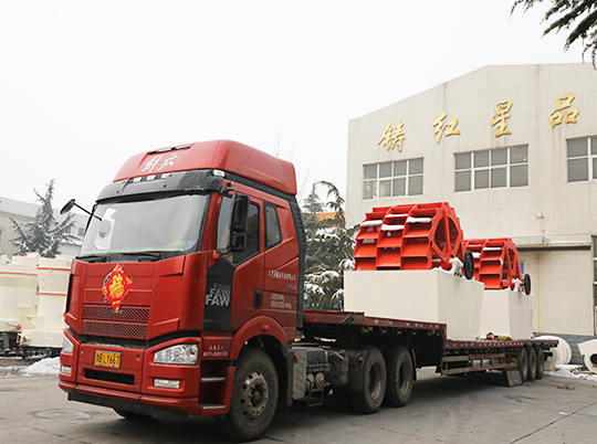 大雪剛過，紅星洗砂機(jī)“迫不及待”發(fā)往客戶手中